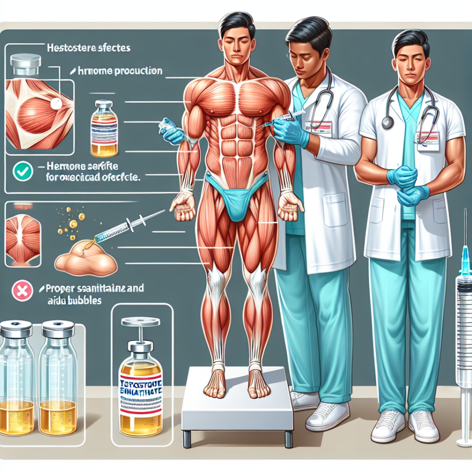 Optimale Wirkung durch richtige Injektionstechniken von Testosteron enantat