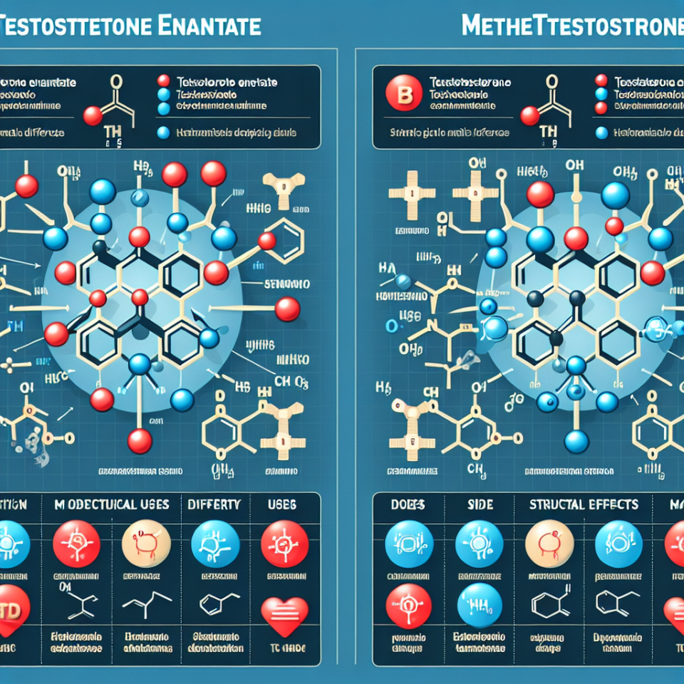 Unterschiede zwischen Testosteron Enantat und Methyltestosterone: Ein Vergleich
